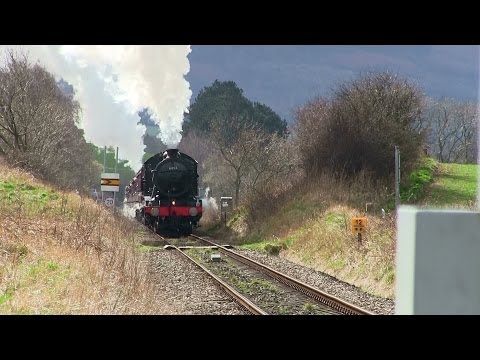 61994 and 61264 leaving Battersby 22/3/14