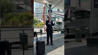 2026年8月2日　和歌山市議会議員補欠選挙　参政党森川よしき候補　安藤幹事長応援演説　高市政権の17の成長分野のそれ以外の行末は？