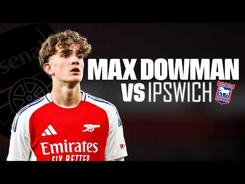 La MASTERCLASS de MAX DOWMAN (16 ans) avec ARSENAL !