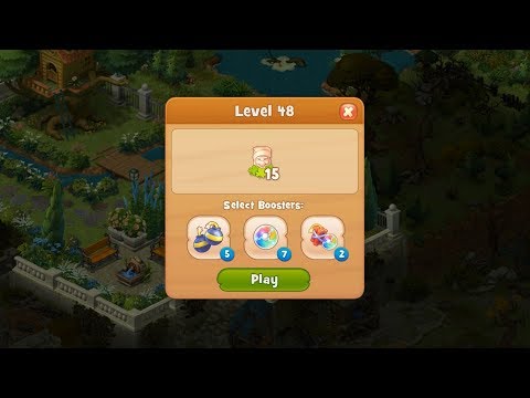 Gardenscapes Level 48 HD 1080p