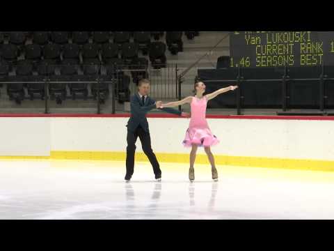 ISU 2014 Jr Grand Prix Tallinn Free Dance Kristsina KAUNATSKAIA / Yan LUKOUSKI BLR