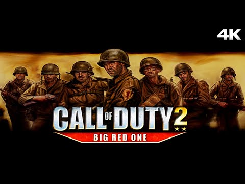 CALL OF DUTY 2: BIG RED ONE All Cutscenes (Full Game Movie) 4K 60FPS Ultra HD