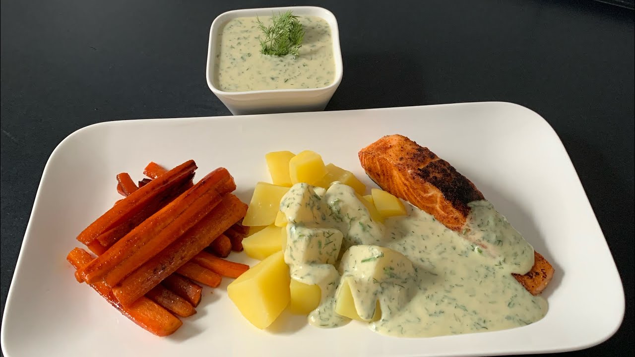 LACHS IN DILLSAUCE - Einfache Rezepte