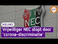 Teammanager jeugdteam NEC stapt op vanwege coronabeleid