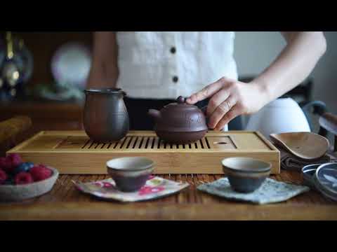 Tea Service with a Traditional Yixing Teapot