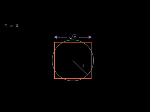 Squaring a Circle by rolling the Circle | Animation