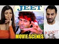 JEET SCENE - REACTION!! | Sunny Deol, Karisma Kapoor, Salman Khan