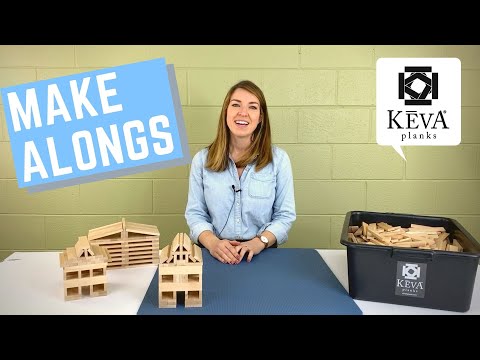 KEVA Planks Make Alongs: How to Build a House