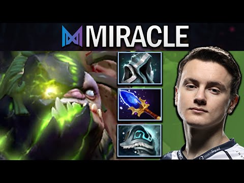Pudge Dota 2 7.32 Gameplay Nigma.Miracle with Aghanims and 19 Kills - TI12