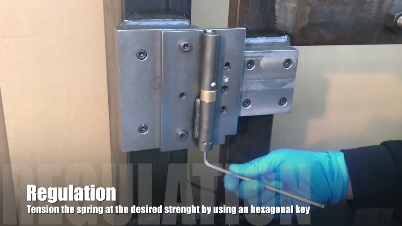 Montaż zawiasu do ciężkich drzwi | NOVET.EU