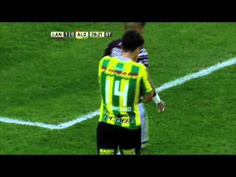 Lo buscaron y respondió. Lanús 1 - Aldosivi 0. Fecha 14. Campeonato de Primera División 2016