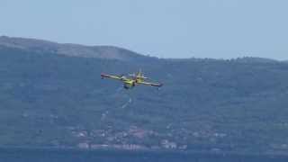 preview picture of video 'Löschflugzeug in Split Kroatien'