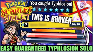 Best Pokemon to Solo 7 Star Typhlosion Fast & Easy Every Time - Raid Guide - Pokemon Scarlet Violet!