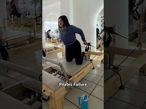 You thought Pilates would be easy #funny #fail #pilates #viral #pilatesfail