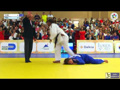 Judo 2013 Wold Championship Miami Cadets: Garcia Savigne (CUB) - Duchene (FRA) [+70kg] final