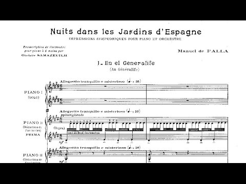 Manuel de Falla: Noches en los jardines de España (1915)