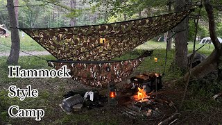 【DDハンモック】DD＋ワンティグリス＋バシャ カッコよすぎた自己満キャンプ