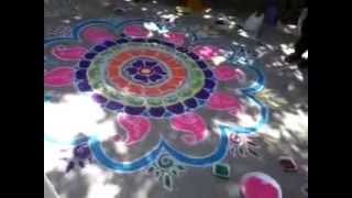 preview picture of video 'Rangoli competition on vayalpad'