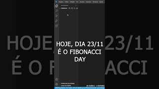 CALCULANDO FIBONACCI NO FIBONACCI'S DAY #shorts