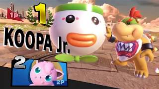 【世界戦闘力480万】　クッパJr.その②　VSプリン【スマブラSP】