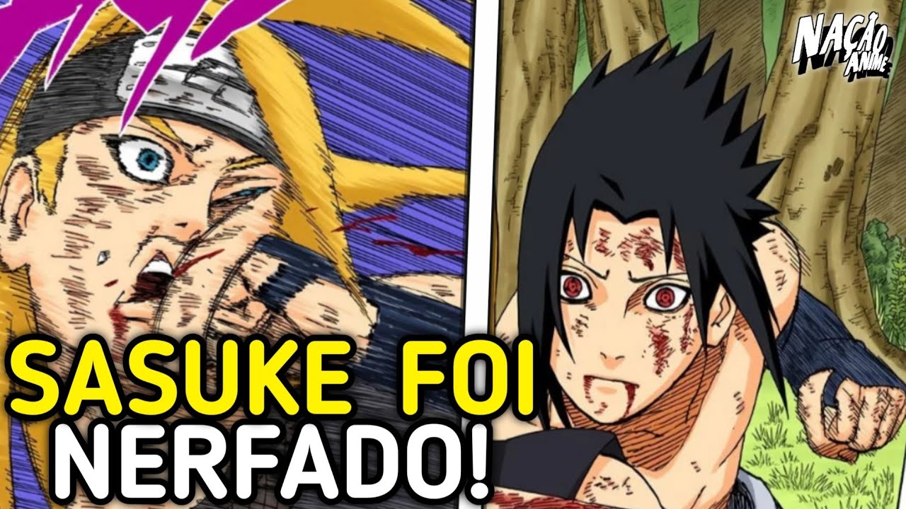 POR QUE SASUKE FOI NERFADO CONTRA DEIDARA? UM GRANDE PROBLEMA EM NARUTO...