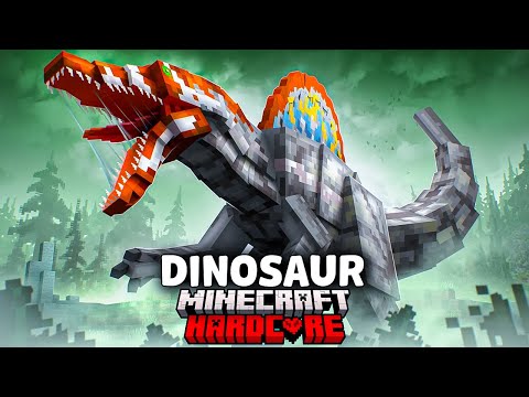 I Spent 100 Days in Jurassic World in Hardcore Minecraft