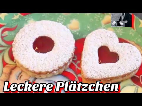 Delicious cookies with jam & Nutella😍Linzer- Spitzbuben recipe/baking cookies