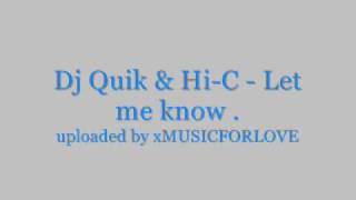 (POPPING SONG) Dj Quick & Hi C - Let me know. LYRICS + Download LINK