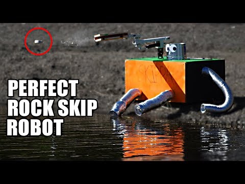 Former NASA Engineer Designs A Perfect Rock-Skipping Robot