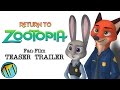 Return To Zootopia Fan Film Teaser Trailer Zootopia 2