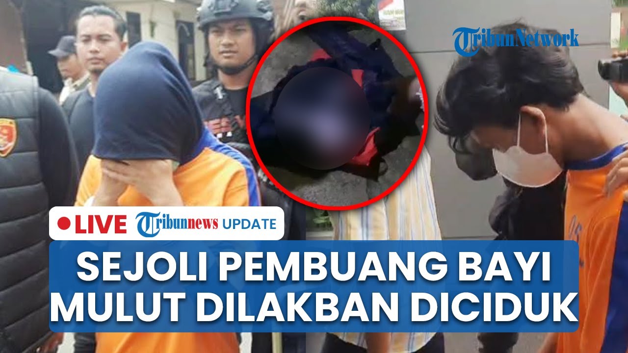 LIVE: Polisi Ringkus Sepasang Kekasih Pembuang Bayi dengan Mulut Dilakban dalam Ransel di Karawang