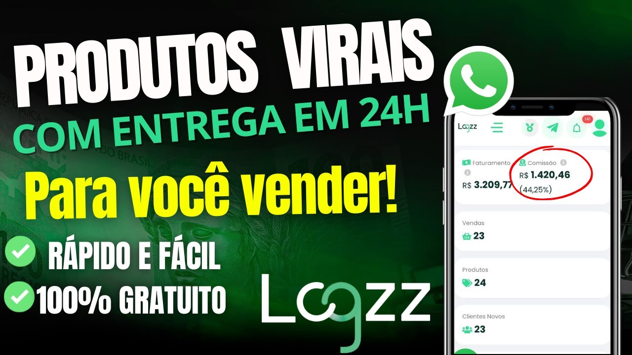 logzz - Plataforma Mais Fácil do Brasil pra vender na internet usando WhatsApp-  sem aparecer