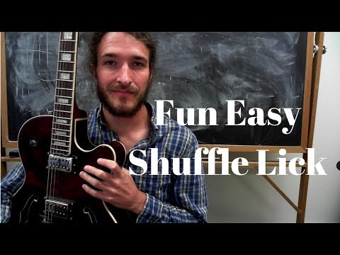 Beginner Guitarists Sound SUPER Cool Using This Fun 12 Bar Blues Shuffle Guitar Riff