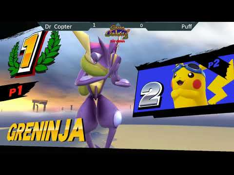 Smash 4 ~ Dr Copter (Greninja) vs Puff (Pikachu/Bayonetta)