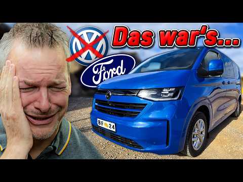 ENDE EINER IKONE? NEUER VW TRANSPORTER auf FORD TRANSIT BASIS im TEST mit 286 PS!