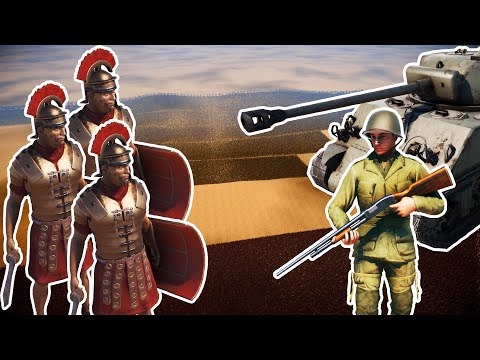 15 MILLION ROMAN GENERALS vs 700,000 AMERICAN SOLDIER SHOTGUN + 2,000 SHERMAN TANKS | UEBS 2