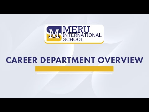 Career Guidance and University Support at Meru