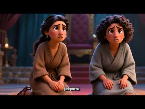 The Wise King Solomon and the Two Mothers 👑 – Animated Bible Story for Kids