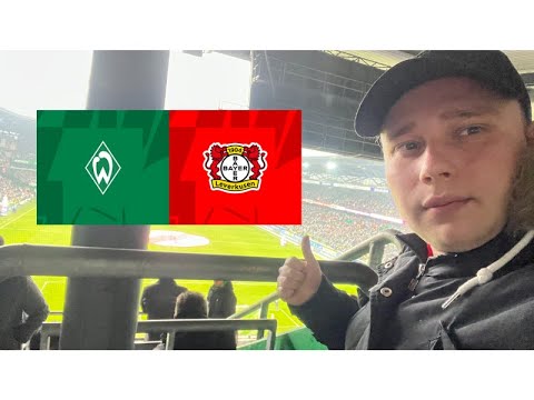 1.Stadion Vlog Bayer 04 - SV Bremen🖤❤️⚽️