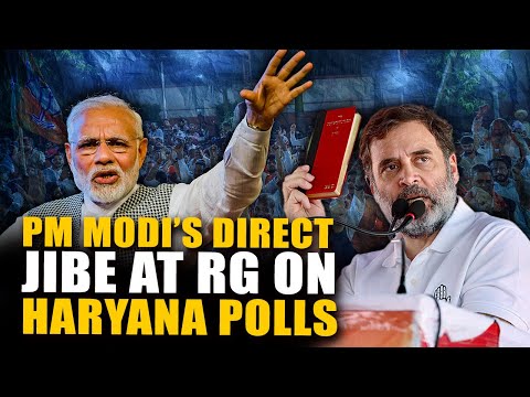 PM Modi calls opposition Congress “irresponsible party” accuses Gandhi of doing politics of hate