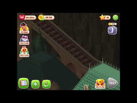 Homescapes Area 3 Uncle Mycroft Mountain Castle