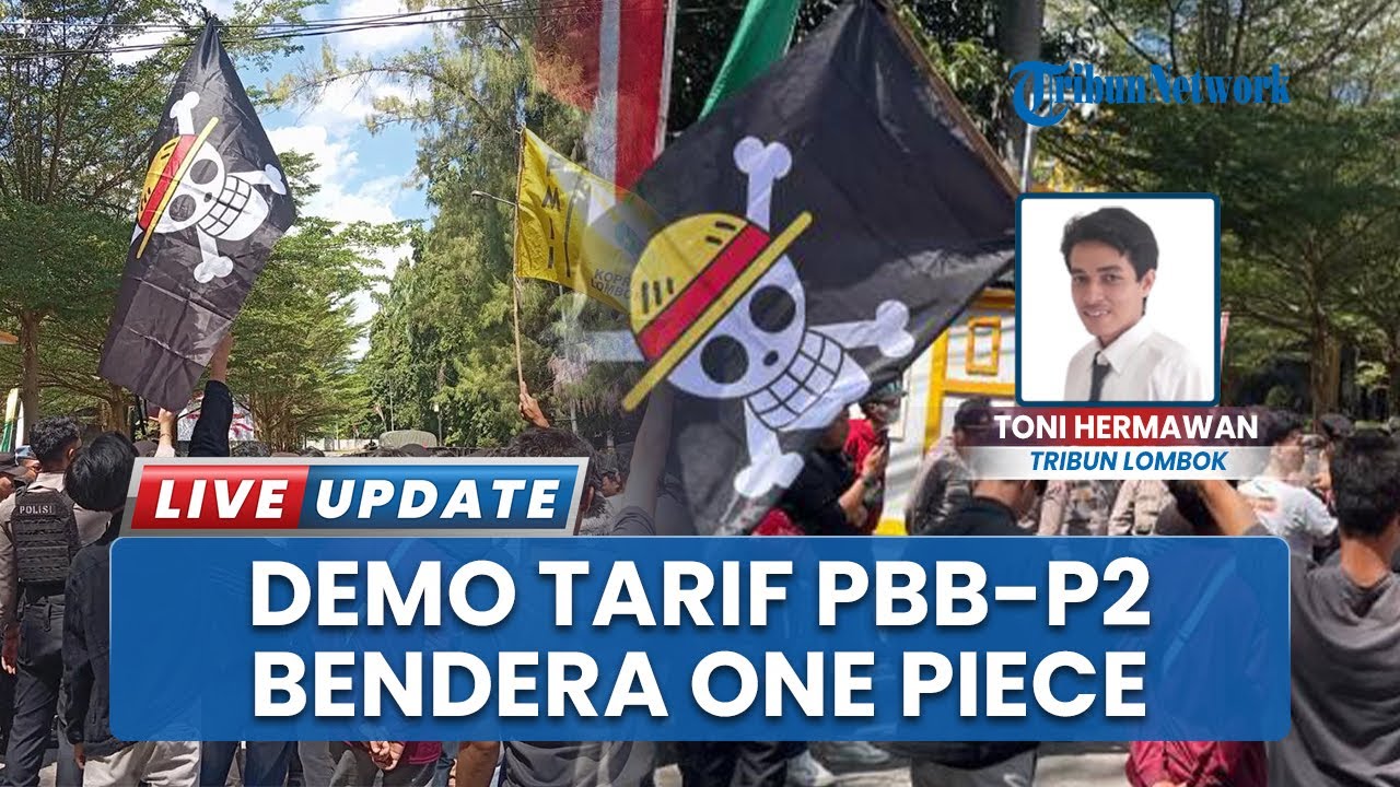 Kantor Bupati Lombok Timur Didemo Mahasiswa soal Kenaikan PBB, Aksi Sempat Diwarnai Saling Dorong
