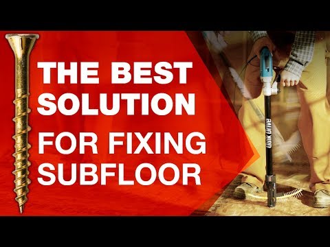 Subfloor Installation: Strong-Drive® WSV SUBFLOOR Screw