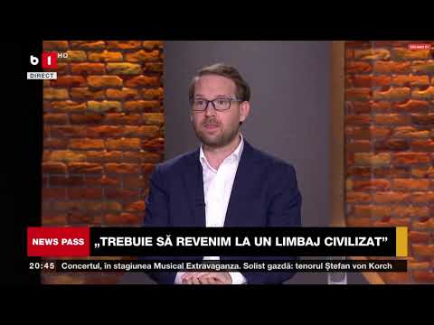 Președintele USR, Dominic Fritz, în direct la B1 TV