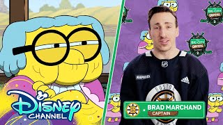 Gramma Alice as the Boston Bruins Coach for the NHL | NHL Big City Greens Classic 2 | @disneychannel