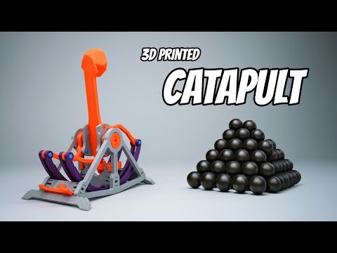 Catapult (3D Printed) with Leaf Springs