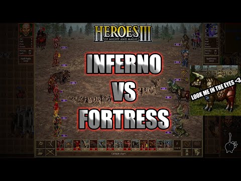 Cerberus Or Hydra, Does More Heads Mean Better?! Inferno vs Fortress 10-Week Growth | HOMM3 Brawl
