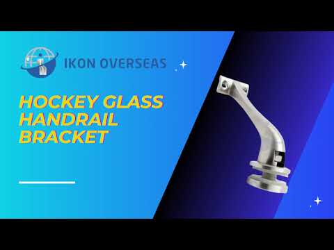 Hockey Glass Handrail Bracket