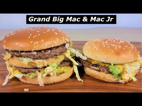 Grand Big Mac & Mac Jr (McDonald's) -REVIEW-