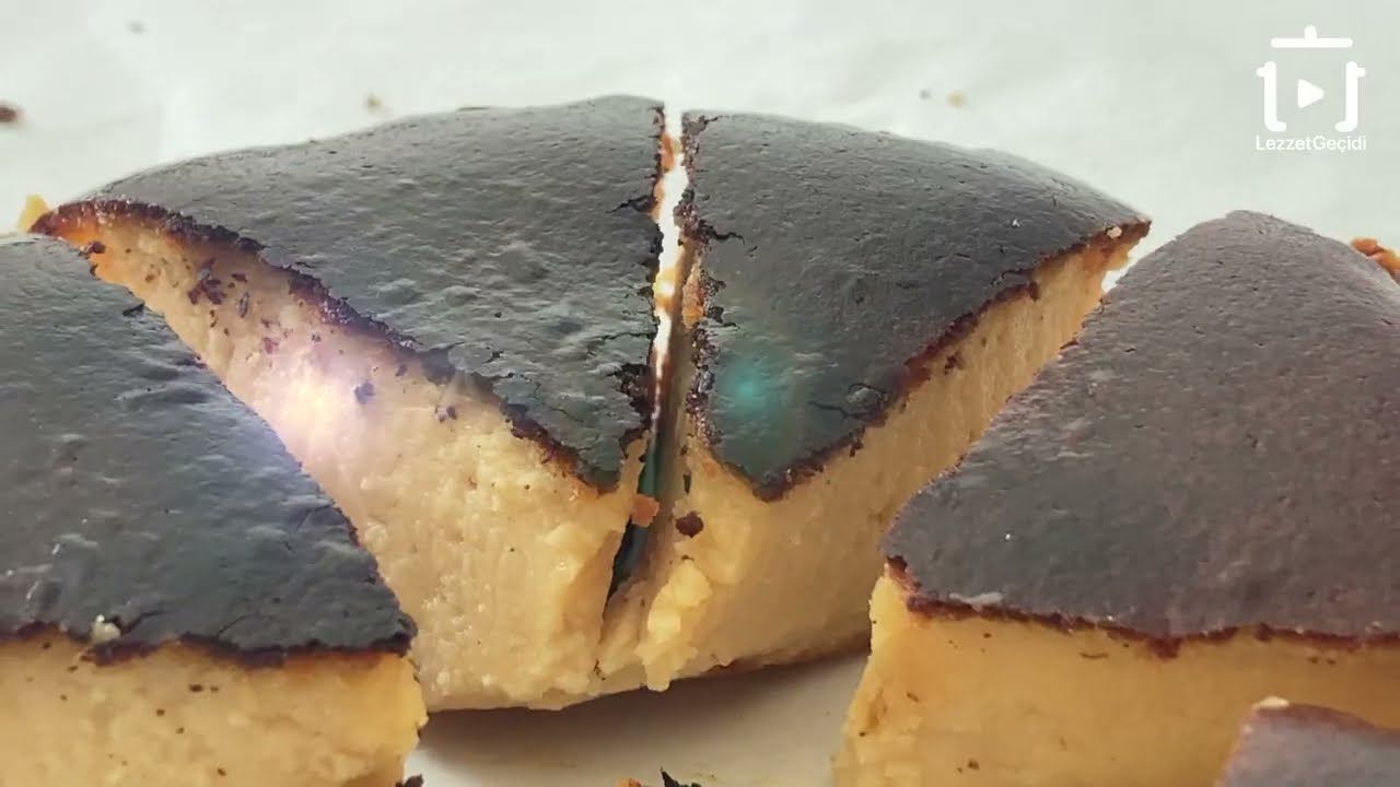 En Kolay San Sebastian Cheesecake Tarifi – MİXER VE BLENDER Kullanmadan Kek Tarifi